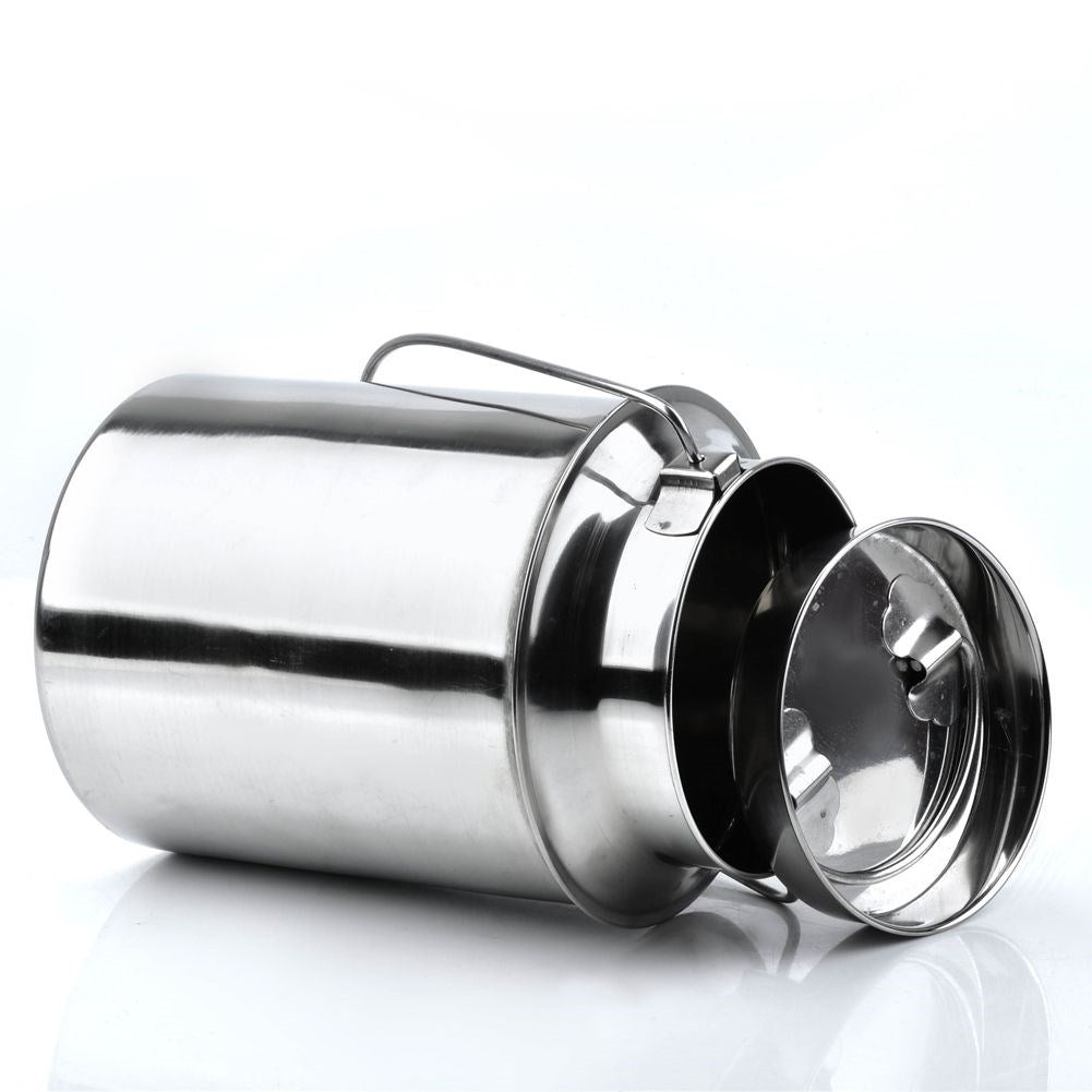 Stainless Steel Milk Jug for Storage and Transport