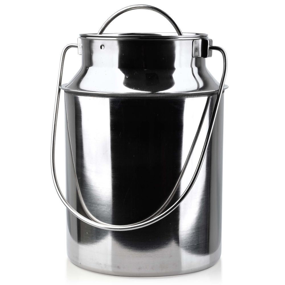 Stainless Steel Milk Jug with Lid and Handle