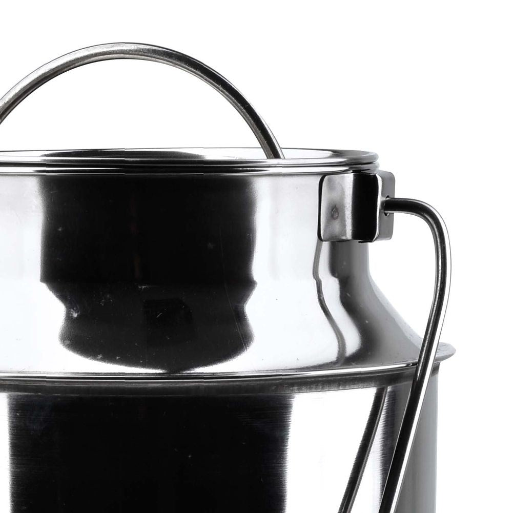 Stainless Steel Milk Jug with Lid and Handle