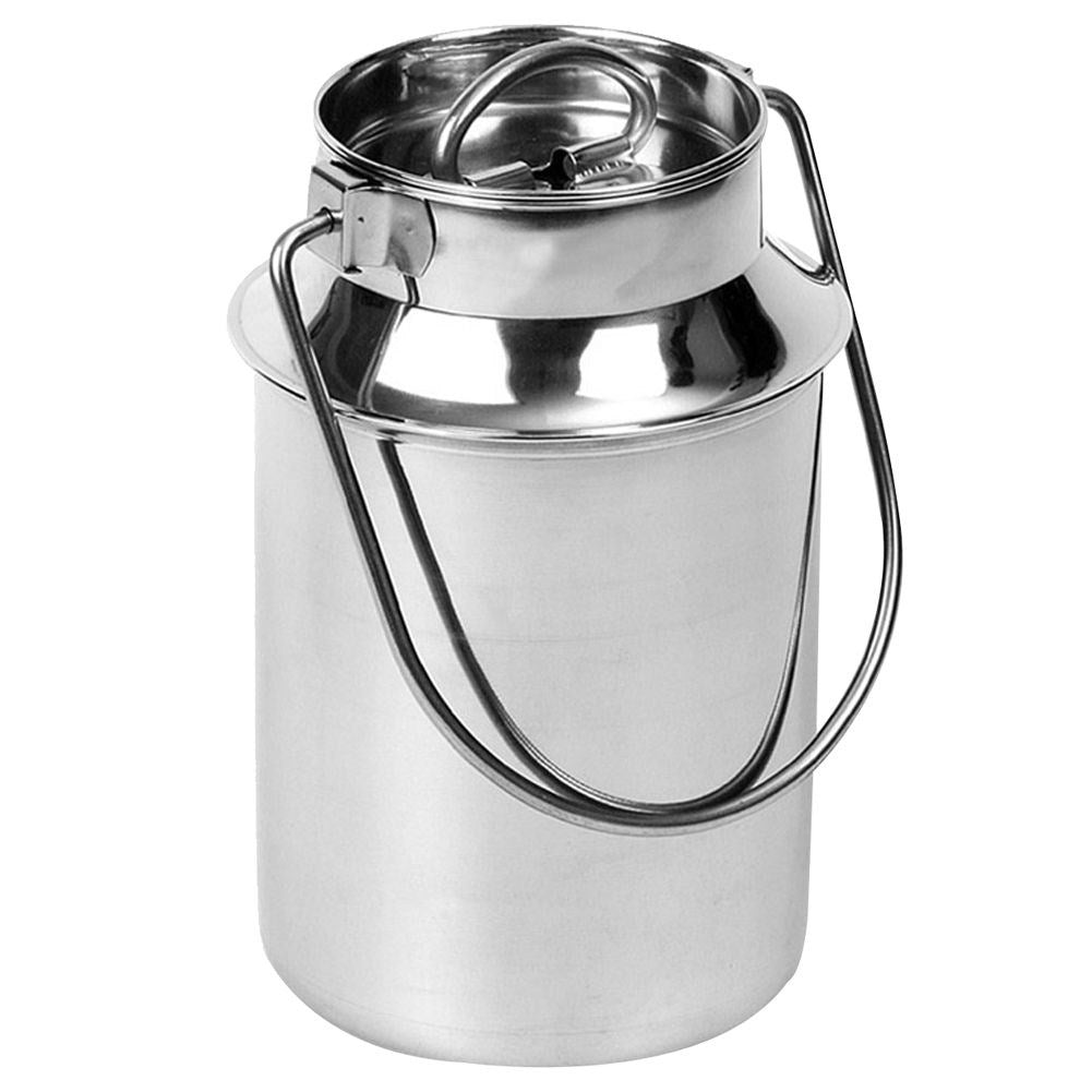 Stainless Steel Milk Jug with Lid and Handle