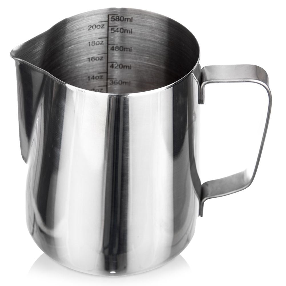 Stainless Steel Milk Jug with Measuring Scale