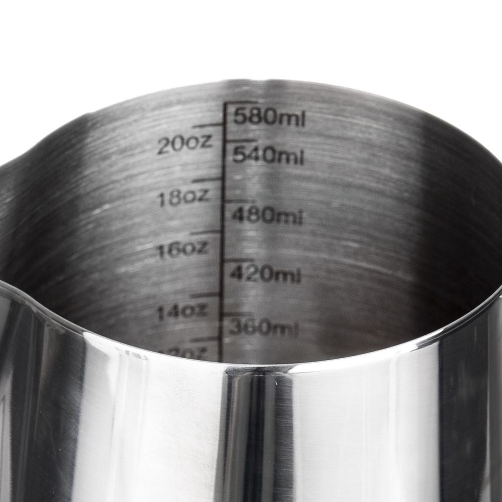 Stainless Steel Milk Jug with Measuring Scale