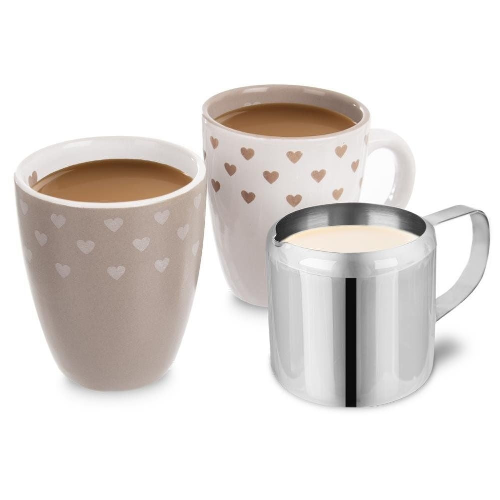 Stainless Steel Milk Jug with Practical Spout