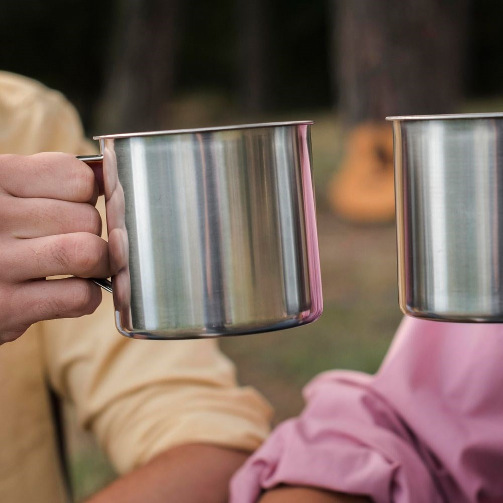 Stainless Steel Mug with Handle - Versatile and Durable
