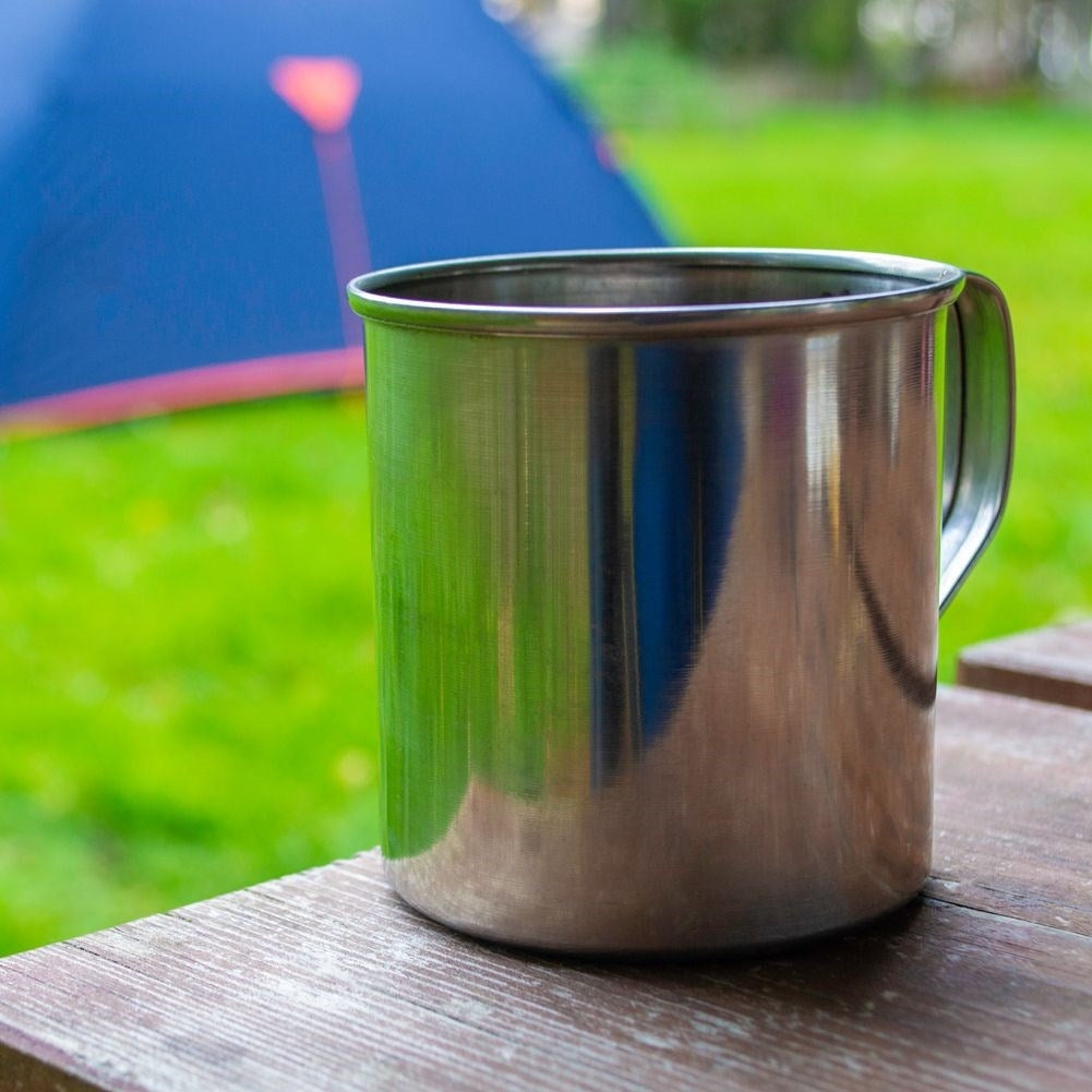 Stainless Steel Mug with Handle - Versatile and Durable