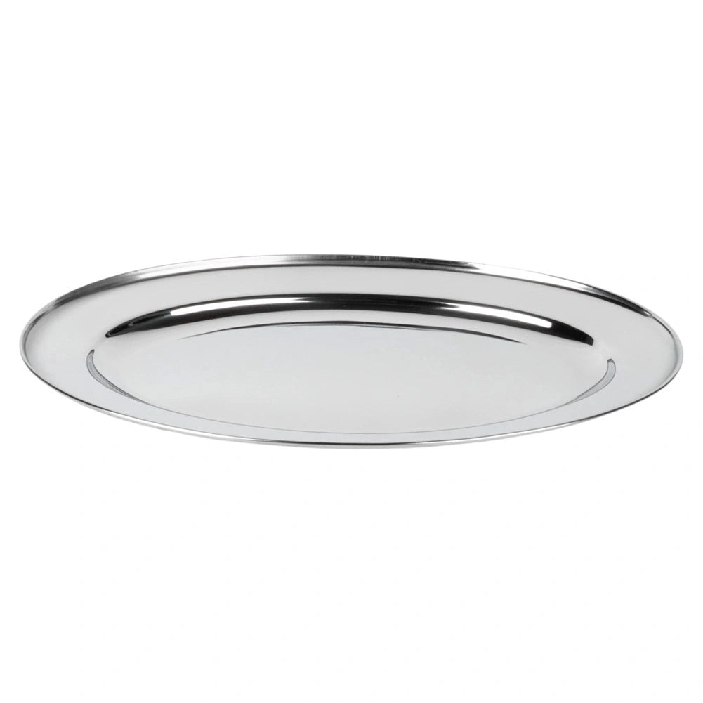 Stainless Steel Oval Serving Platter 40x27 cm