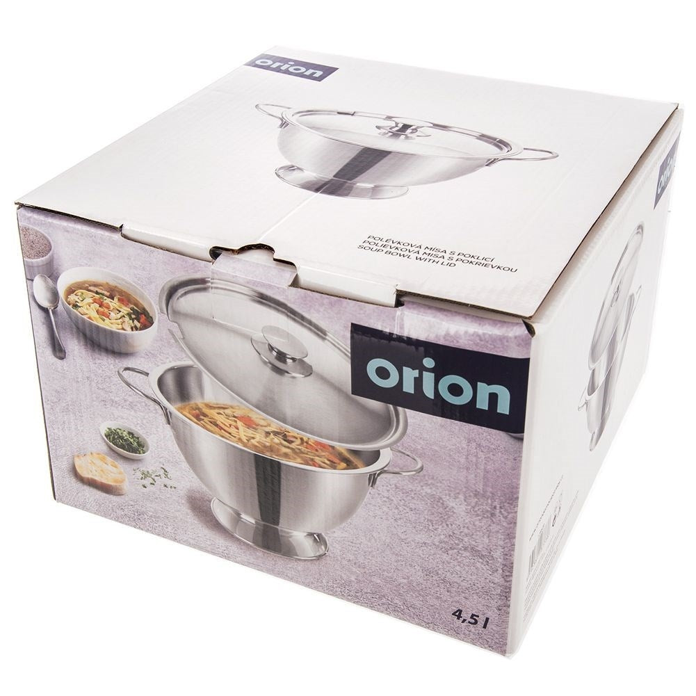 Stainless Steel Soup Bowl with Lid - Elegant and Practical for Serving