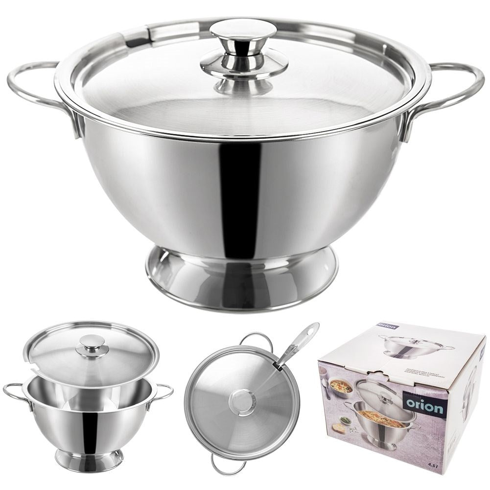 Stainless Steel Soup Bowl with Lid - Elegant and Practical for Serving