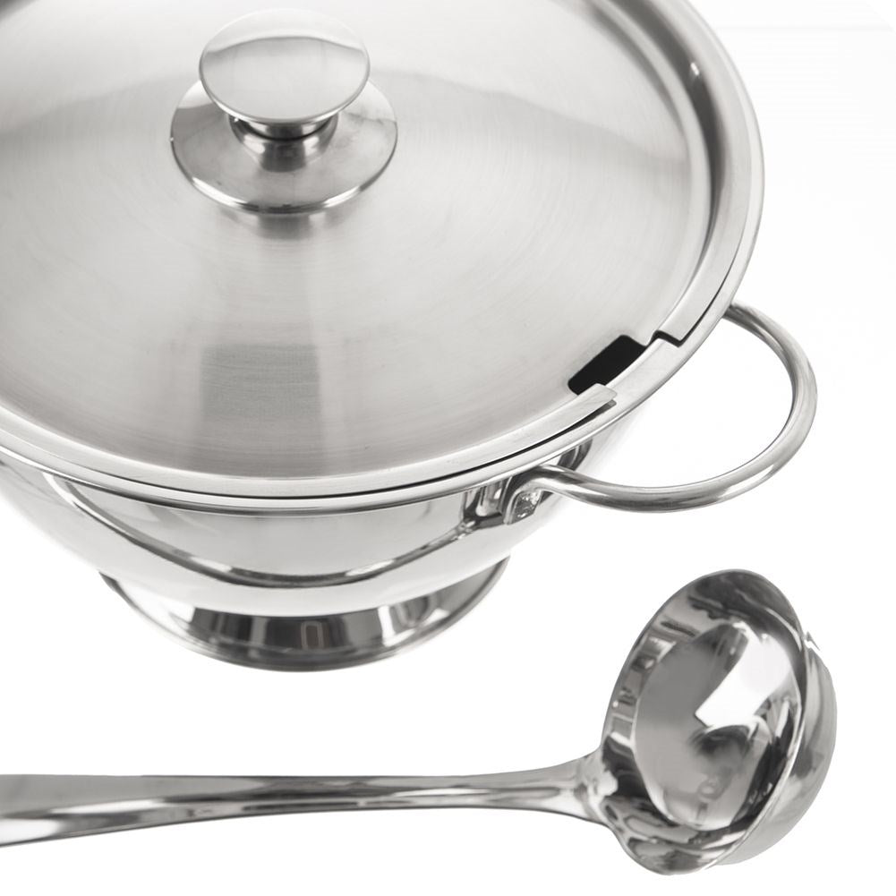 Stainless Steel Soup Bowl with Lid - Elegant and Practical for Serving
