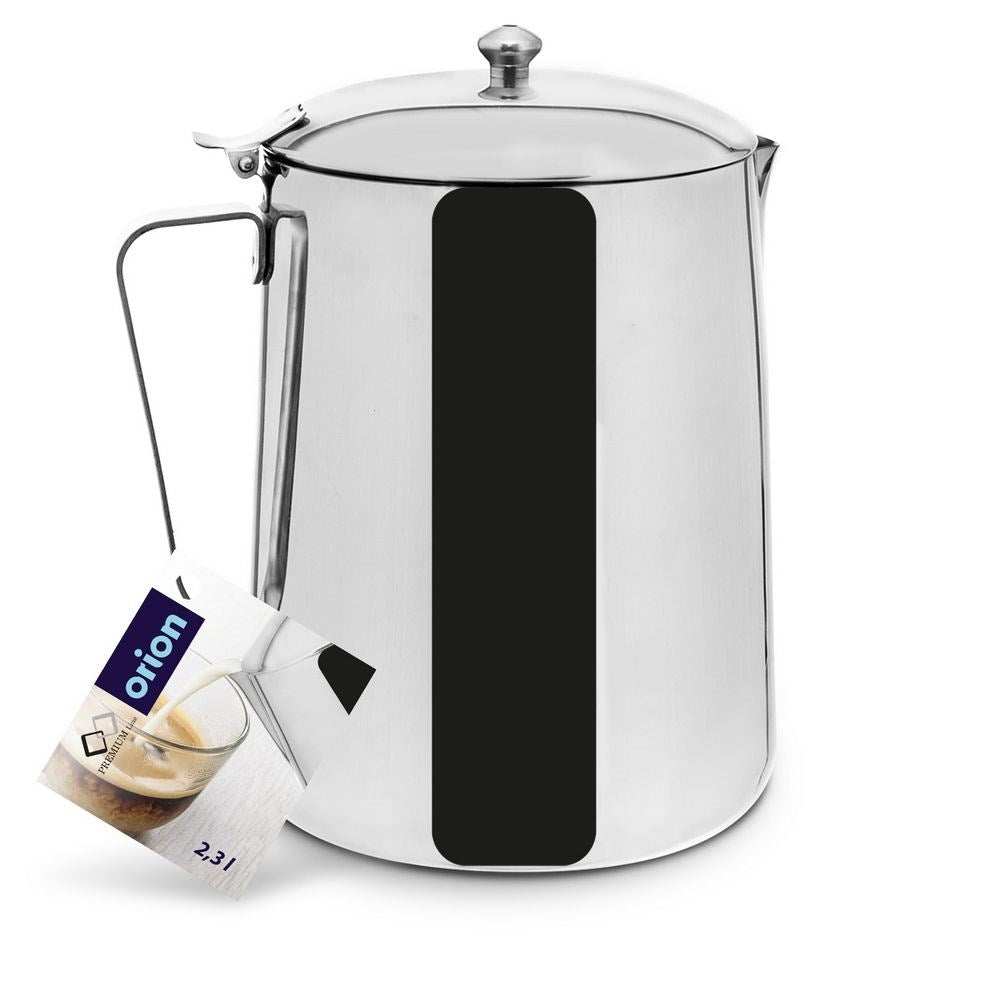 Stainless Steel Teapot with Lid - Serve Coffee or Tea