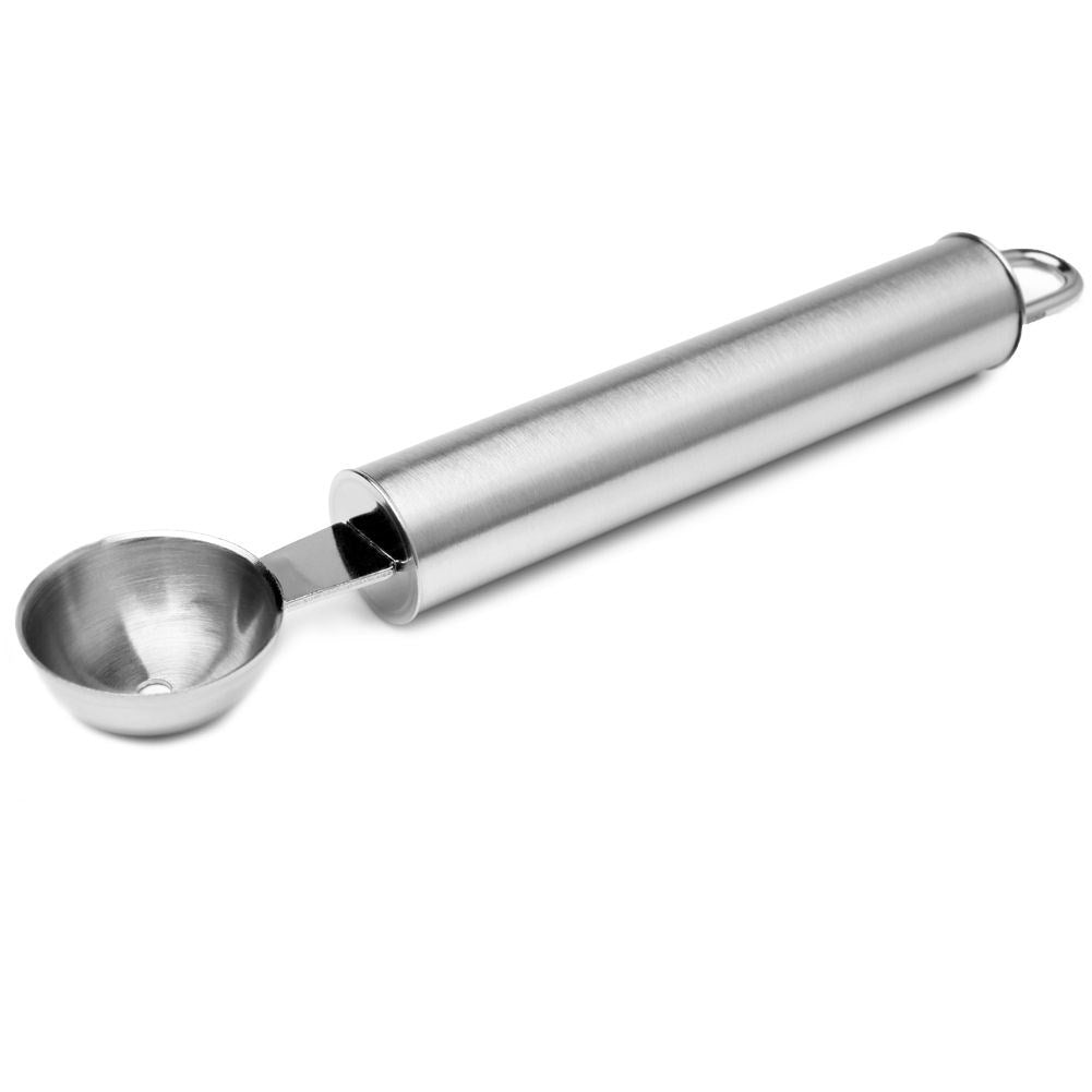 Stainless hollowing spoon for perfect melon pieces