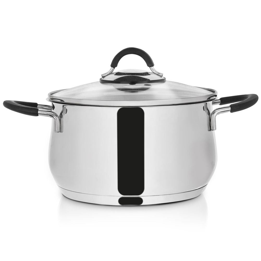 Stainless pot 18/10 with valve, oven and stove friendly