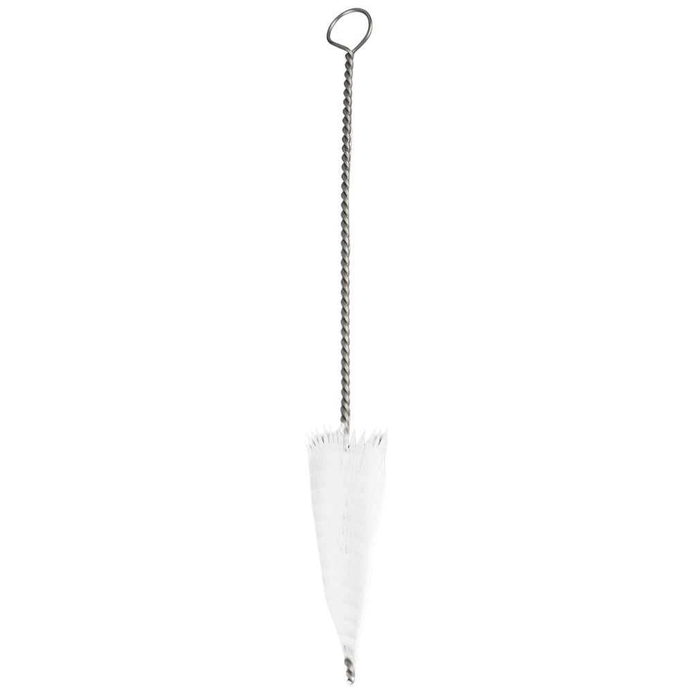 Stainless steel cooking pipette with cleaning brush