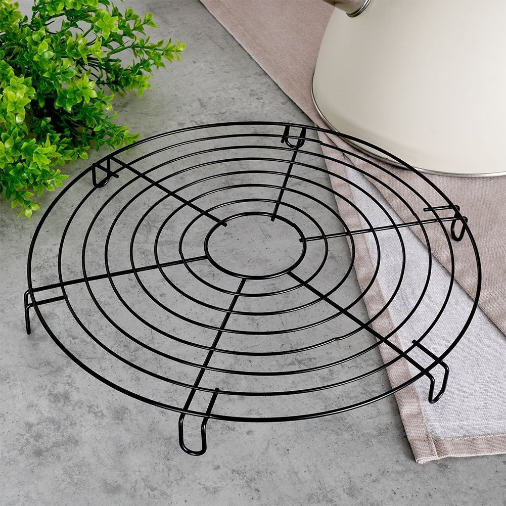 Stainless steel cooling and icing rack for cakes and tarts