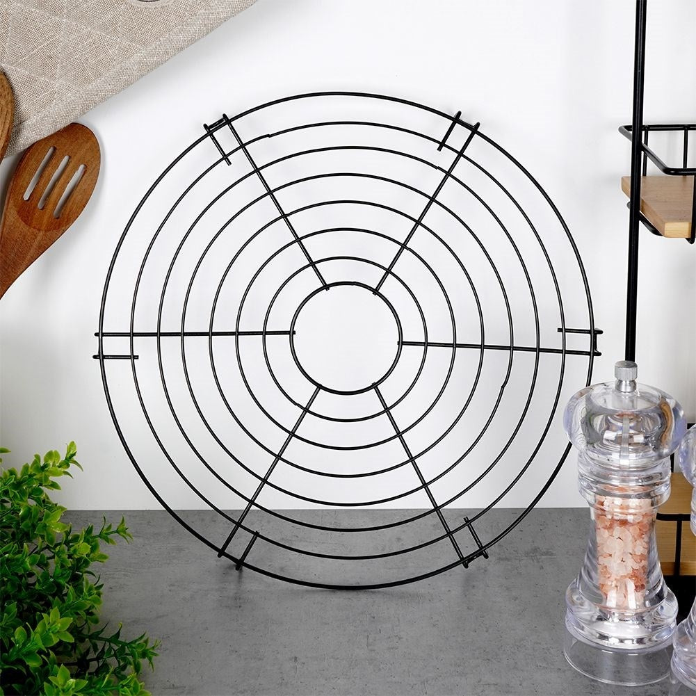 Stainless steel cooling and icing rack for cakes and tarts
