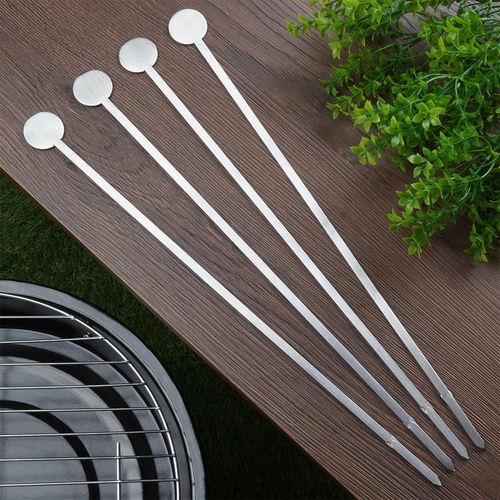 Stainless steel grill set for vegetables and meat