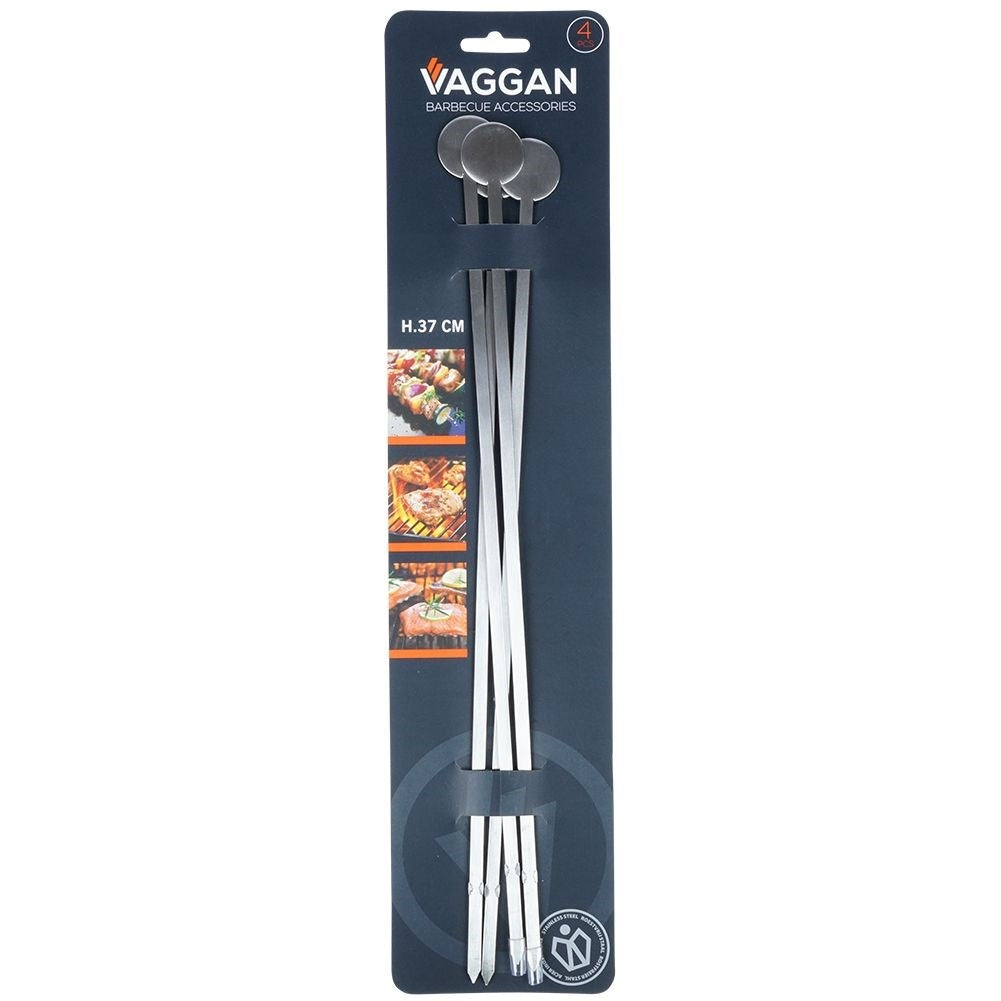 Stainless steel grill set for vegetables and meat