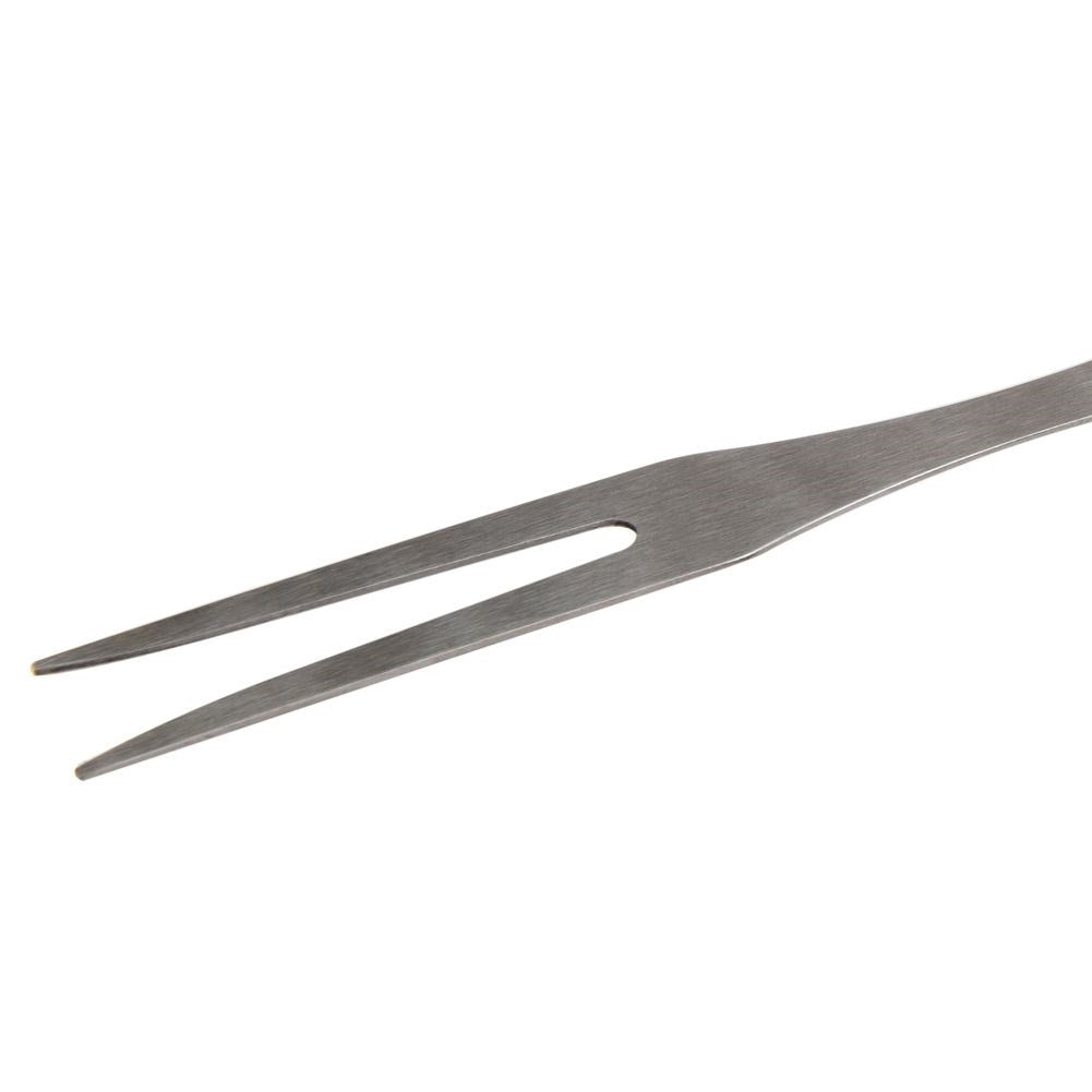 Stainless steel grill tool set: Spatula, fork and tongs