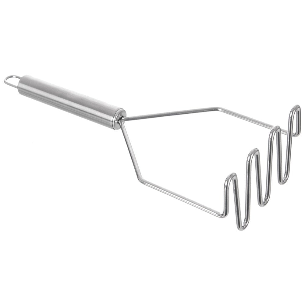 Stainless steel potato masher - perfect for pureeing, dishwasher safe