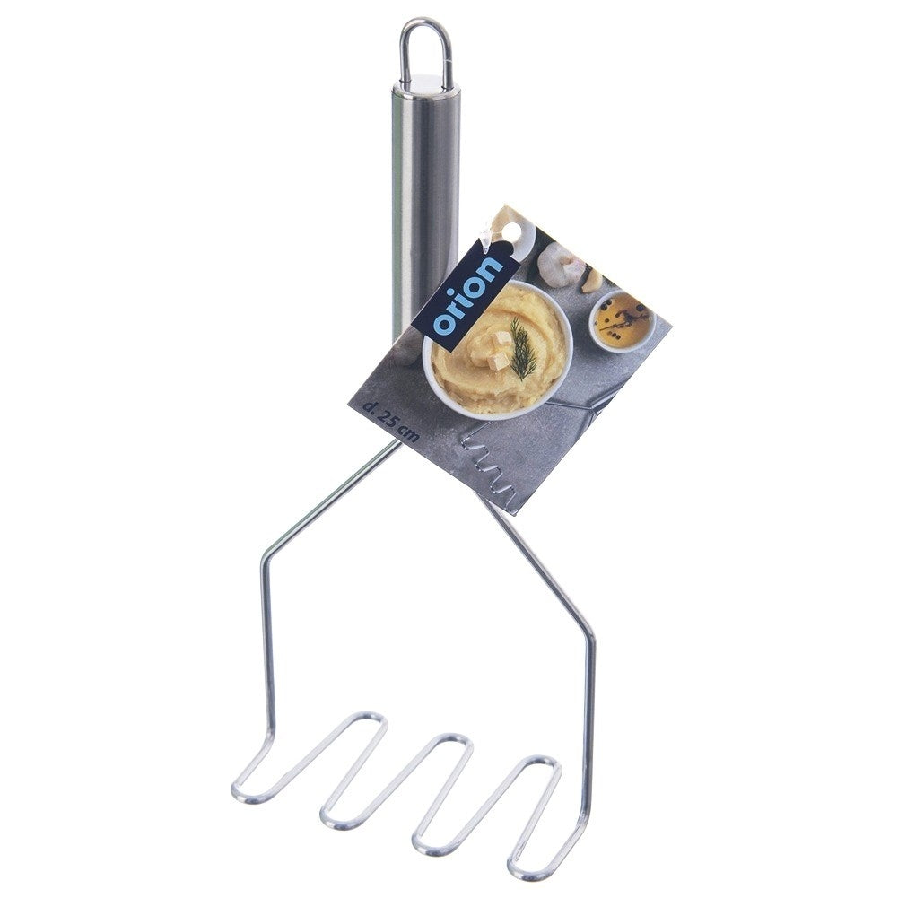 Stainless steel potato masher - perfect for pureeing, dishwasher safe