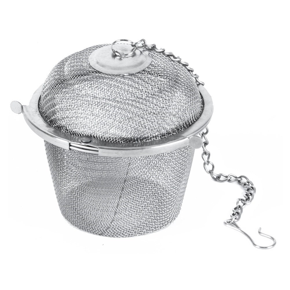 Stainless steel strainer for spices and tea brewing