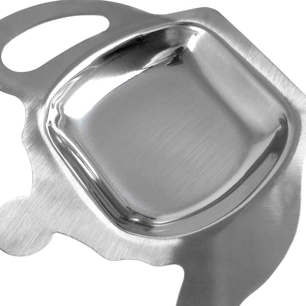 Stainless steel teapot-shaped tea holder for tea bag/spoon