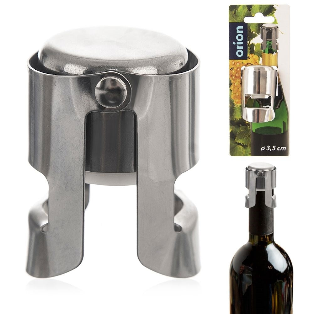 Stainless steel wine cork for sparkling wine