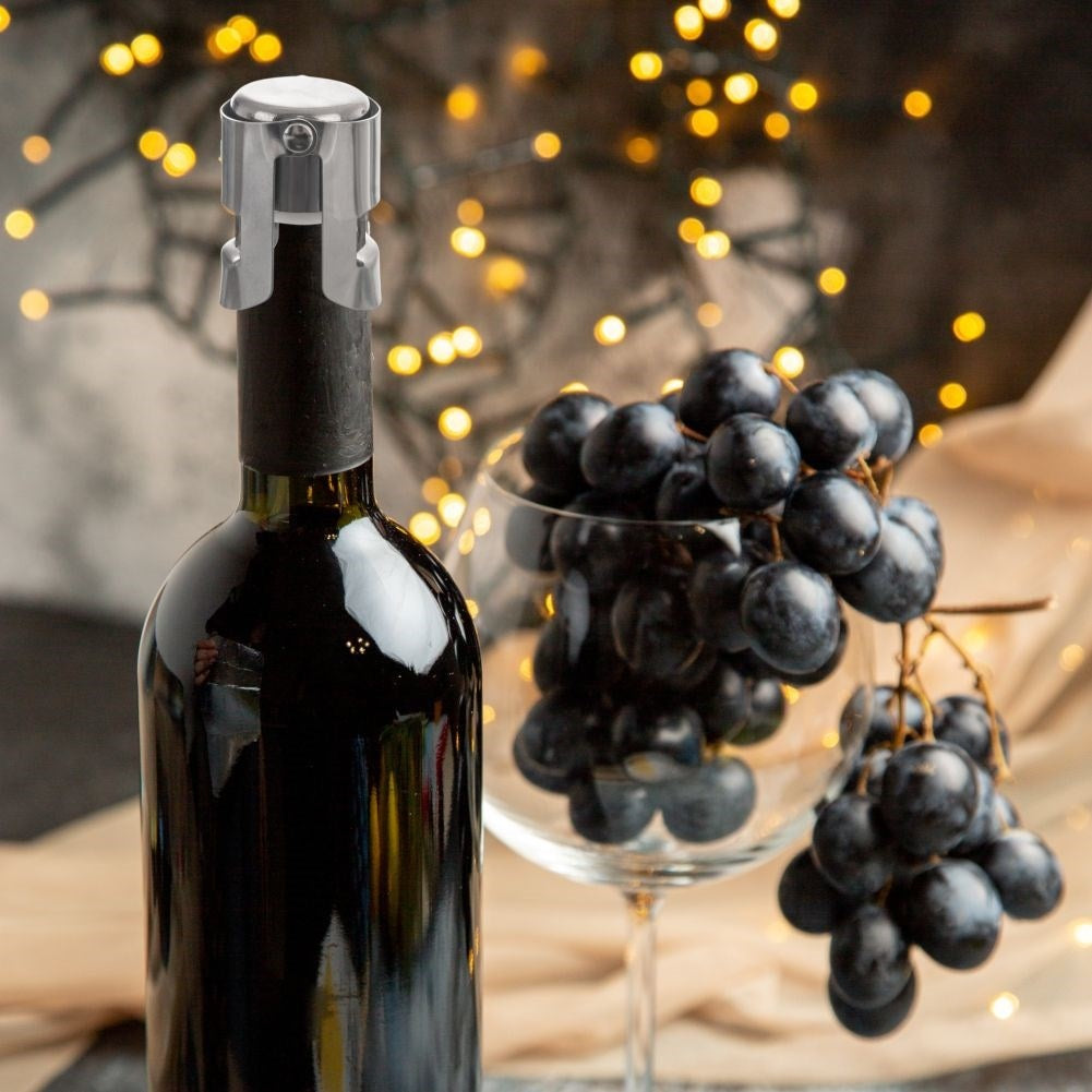Stainless steel wine cork for sparkling wine