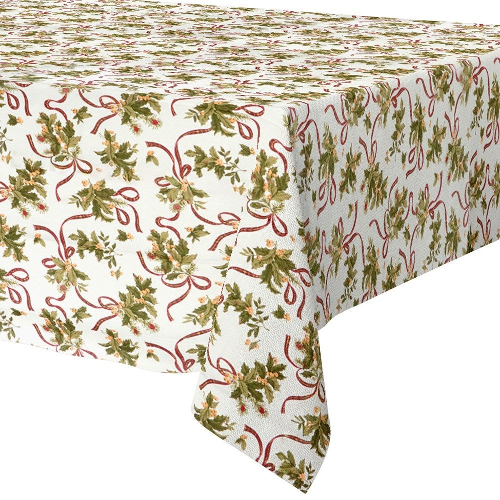 Stain-resistant Christmas tablecloth 180x130 cm