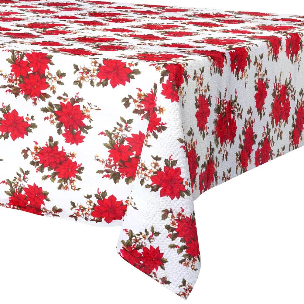 Stain-resistant Christmas tablecloth 180x130 cm