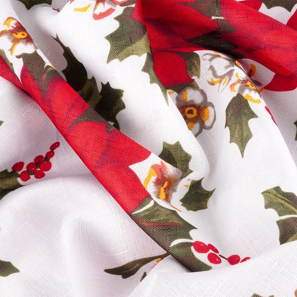Stain-resistant Christmas tablecloth 180x130 cm