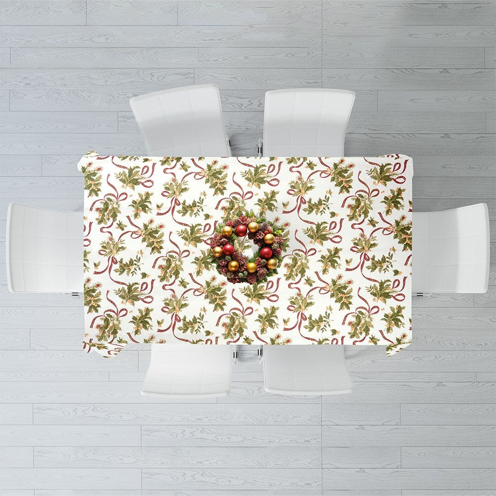Stain-resistant Christmas tablecloth 180x130 cm
