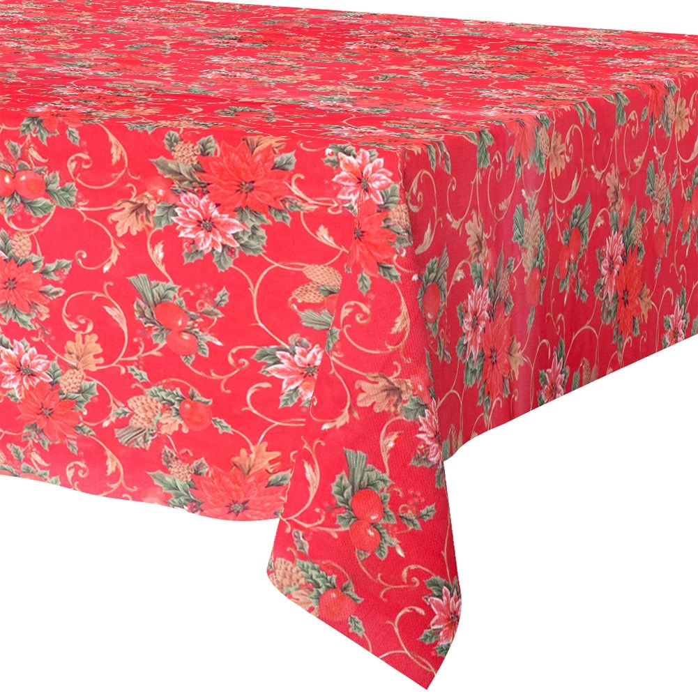 Stain-resistant Christmas tablecloth 180x130 cm