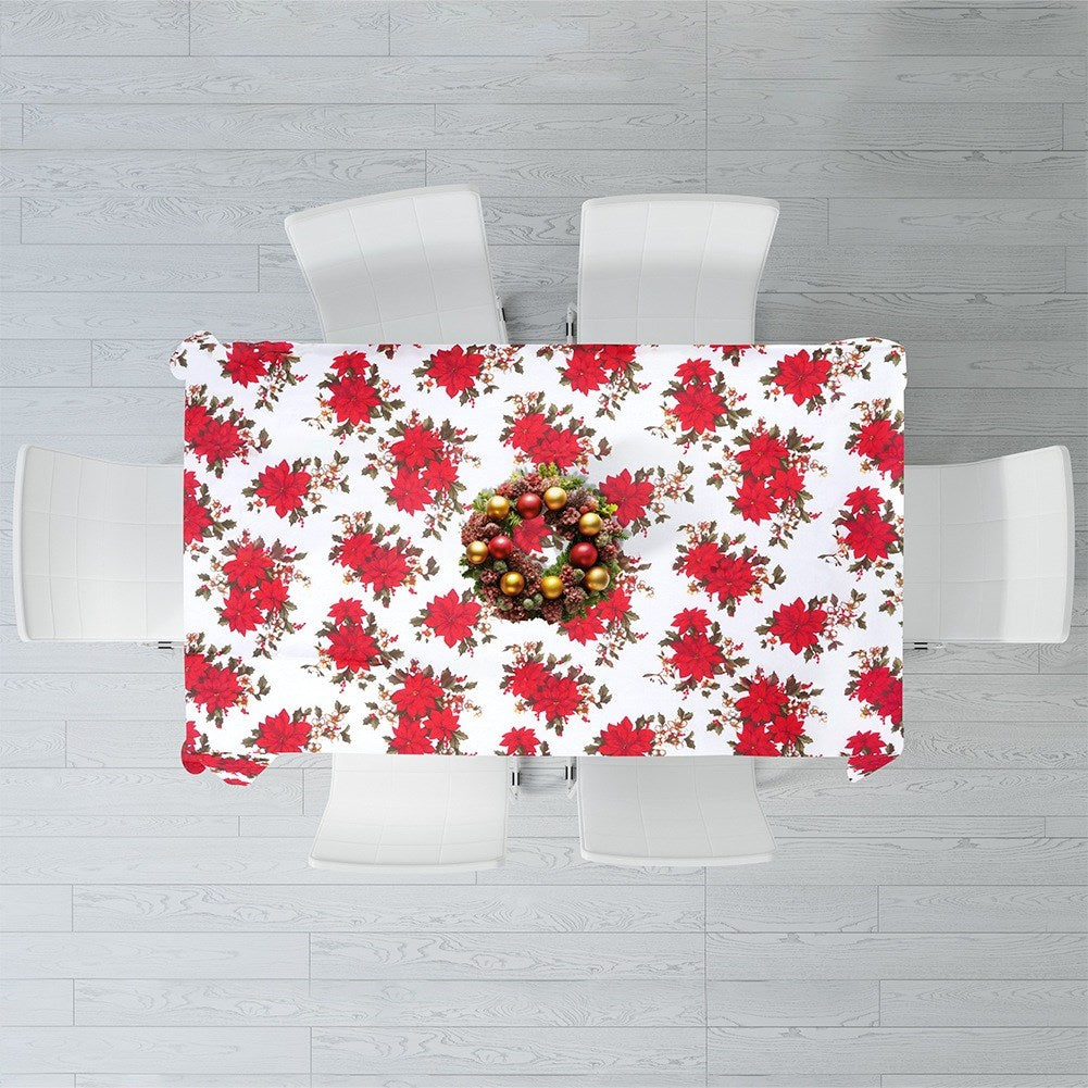 Stain-resistant Christmas tablecloth 180x130 cm