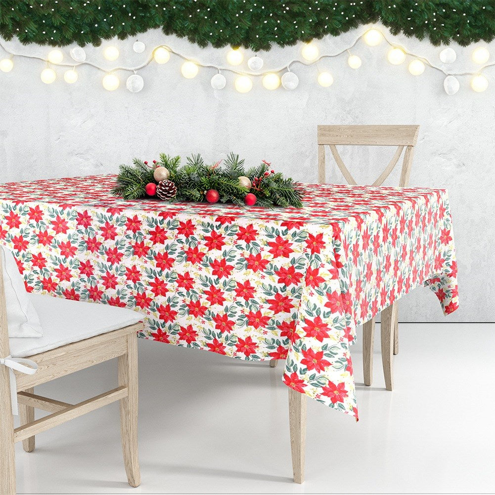 Stain-resistant Christmas tablecloth 220x150 cm