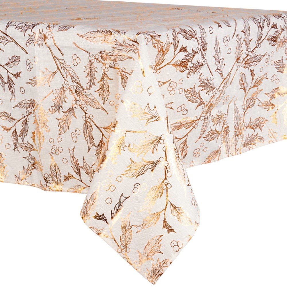 Stain-resistant Christmas tablecloth 220x150 cm