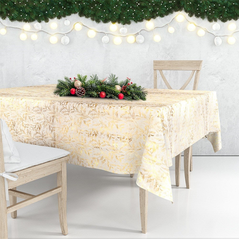 Stain-resistant Christmas tablecloth 220x150 cm
