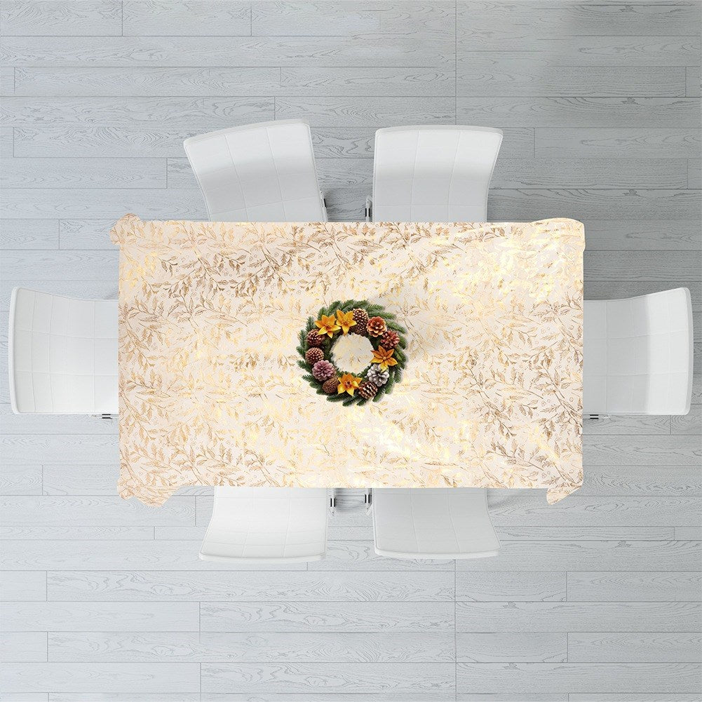 Stain-resistant Christmas tablecloth 220x150 cm