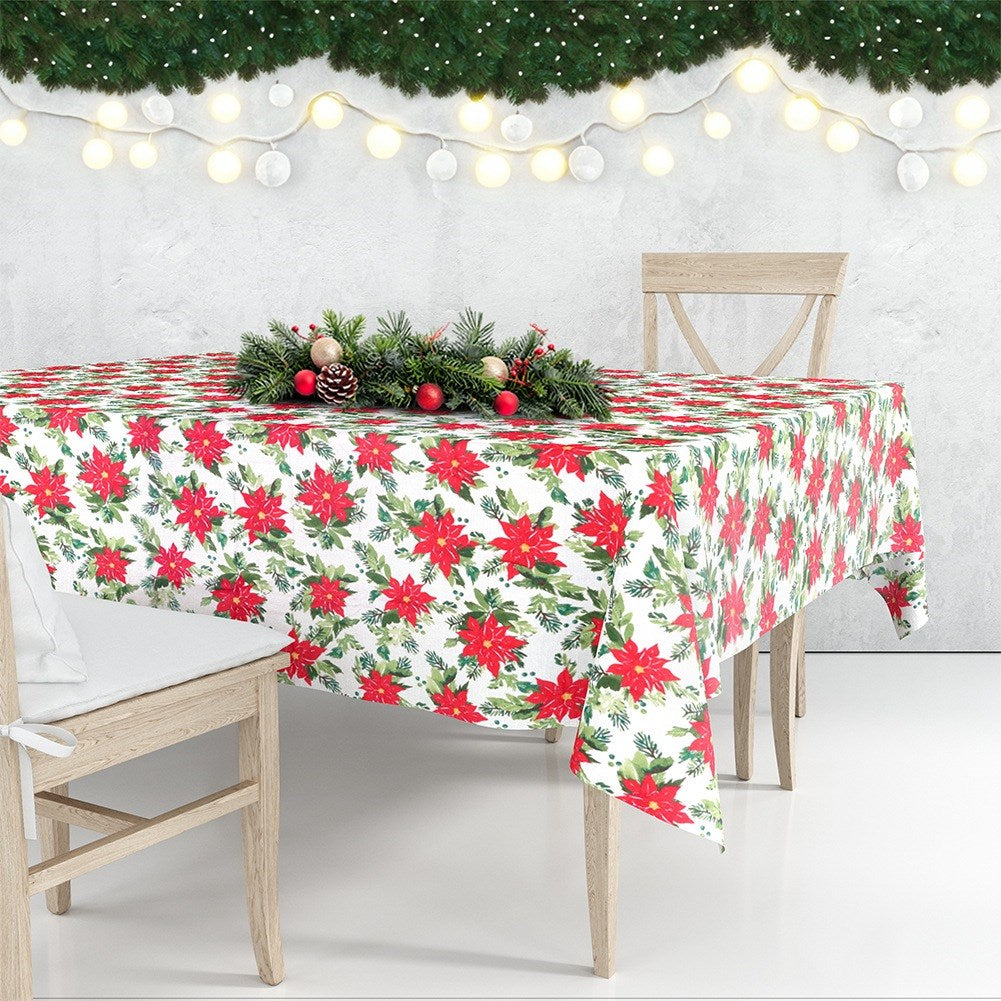 Stain-resistant Christmas tablecloth 220x150 cm