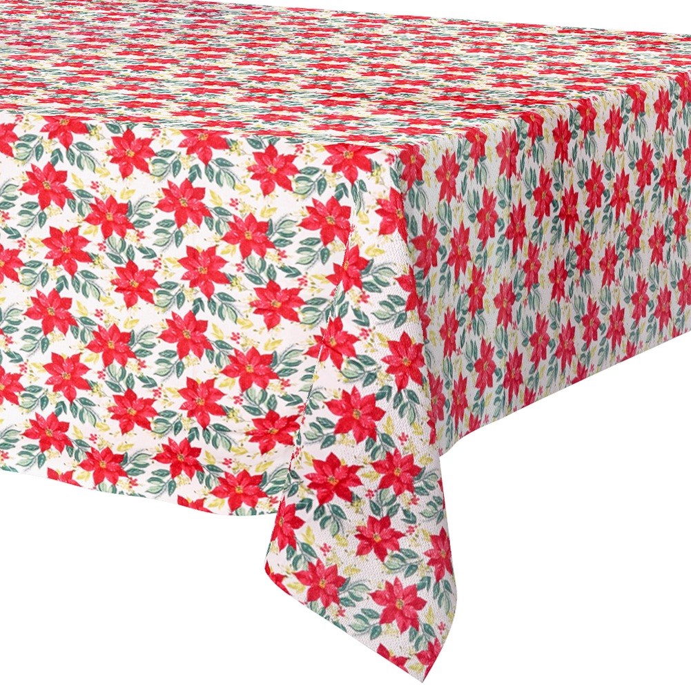 Stain-resistant Christmas tablecloth 220x150 cm