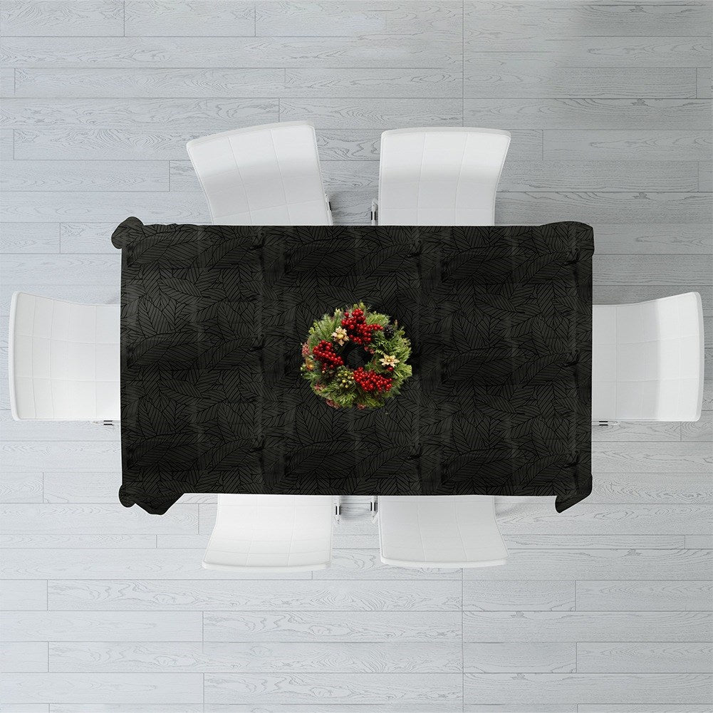 Stain-resistant tablecloth dark green 220x150 cm