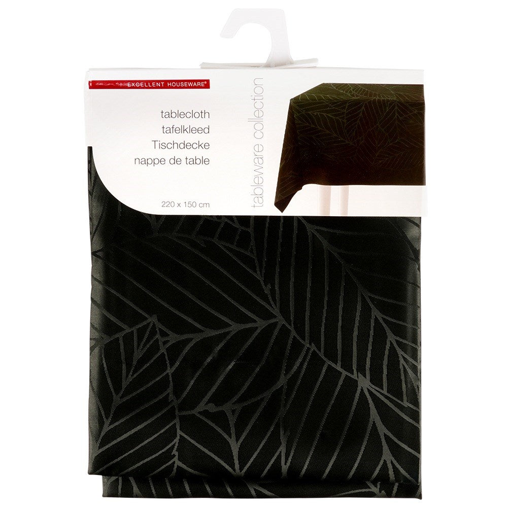 Stain-resistant tablecloth dark green 220x150 cm