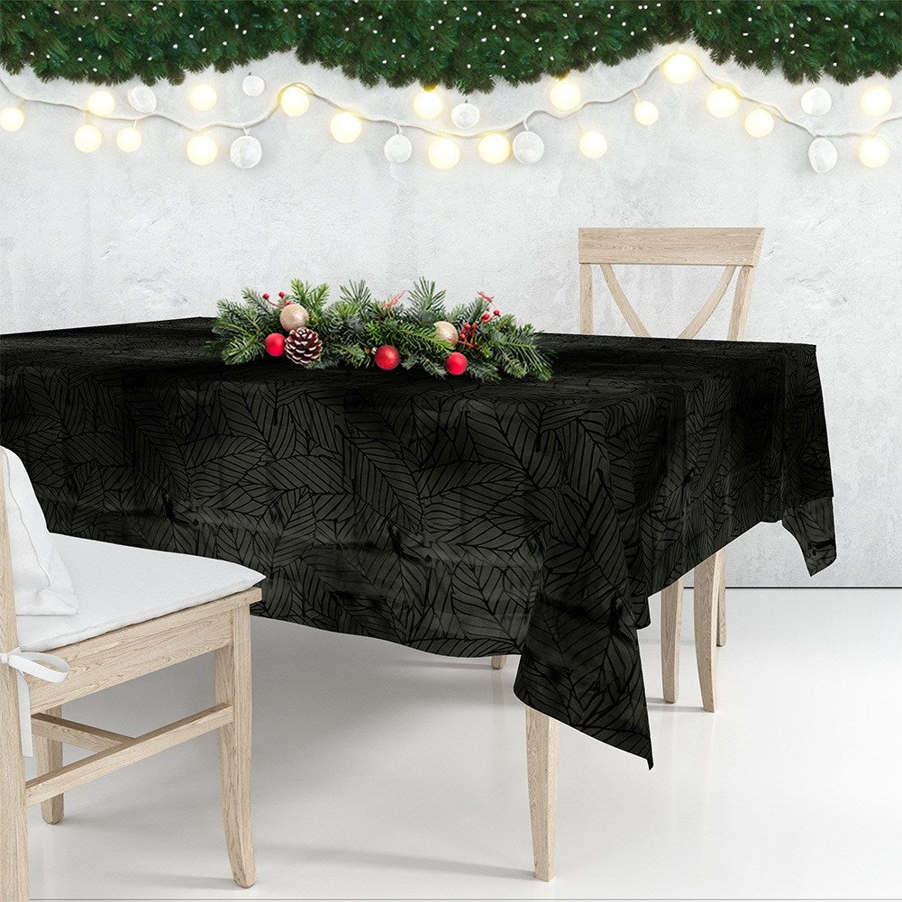 Stain-resistant tablecloth dark green 220x150 cm
