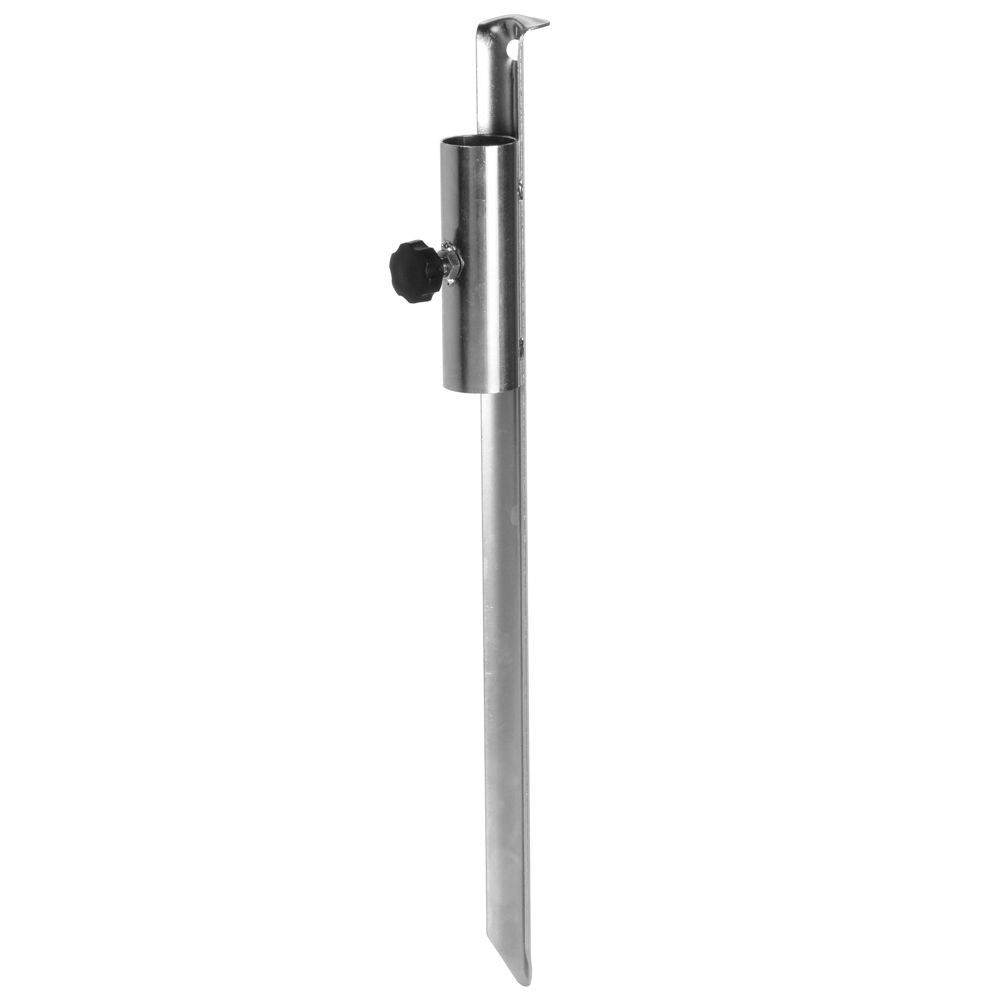 Stand for beach and garden parasol in strong metal