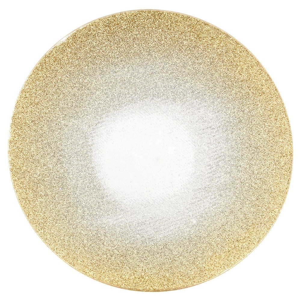 Stand for decorative candle compositions, mirrored glass, glitter, 15 cm