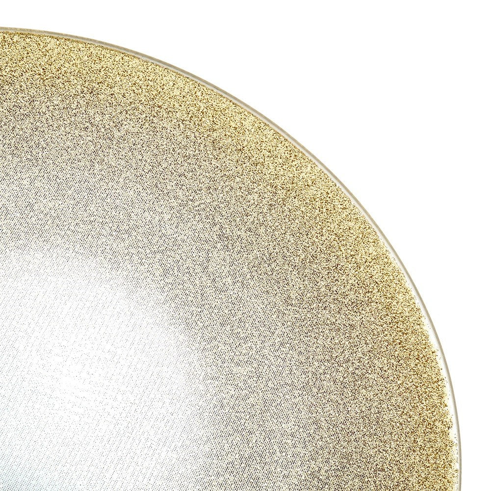 Stand for decorative candle compositions, mirrored glass, glitter, 15 cm