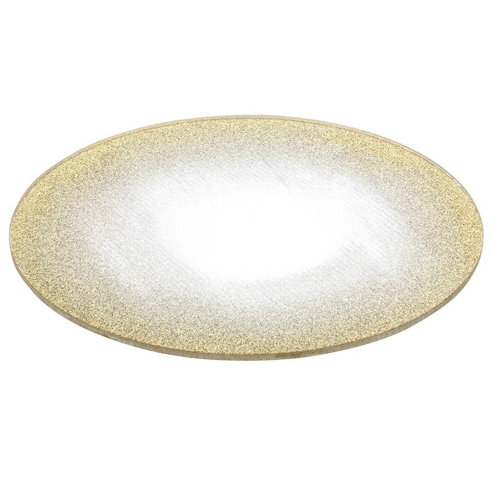 Stand for decorative candle compositions, mirrored glass, glitter, 15 cm