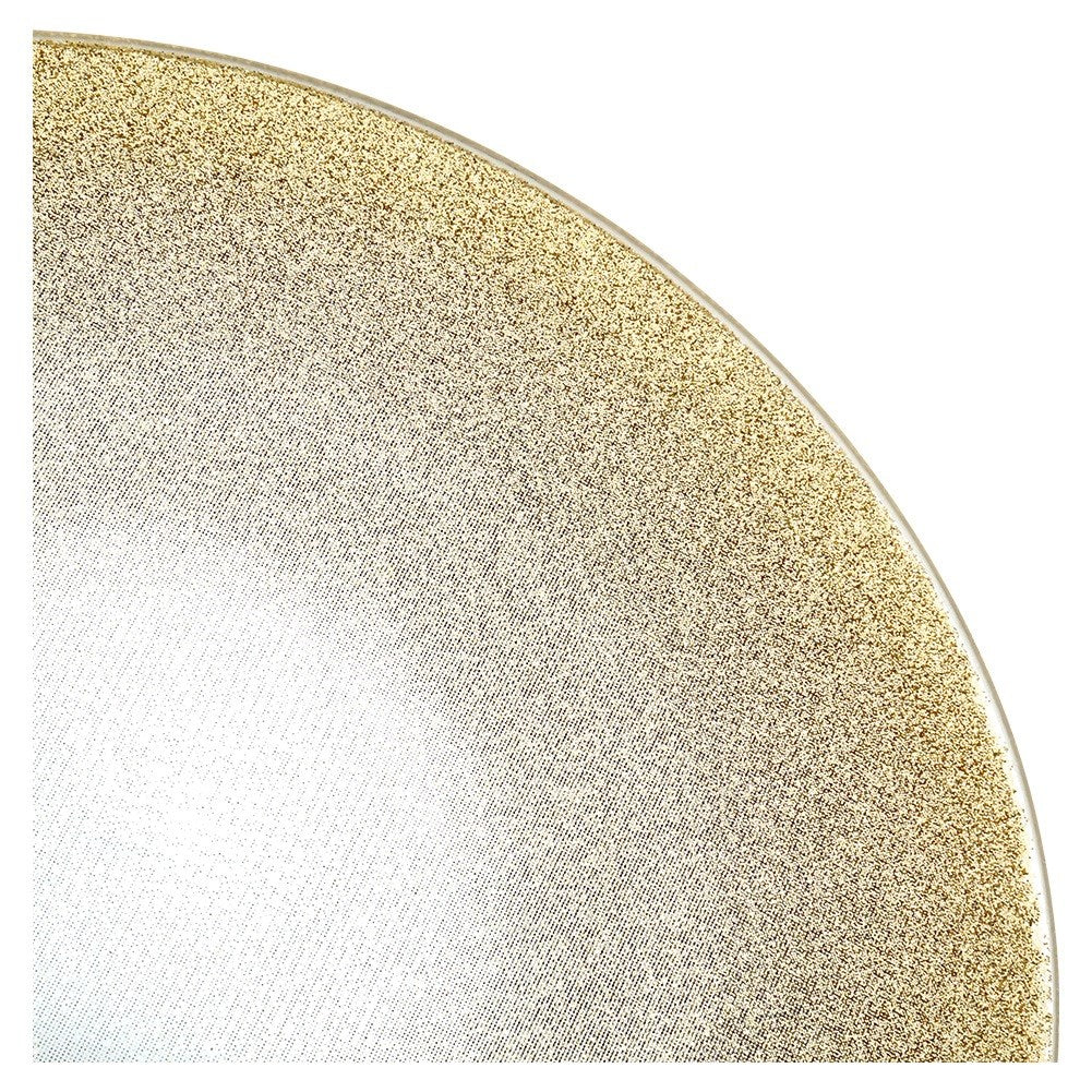 Stand for decorative candle compositions, mirrored glass, glitter, 20 cm