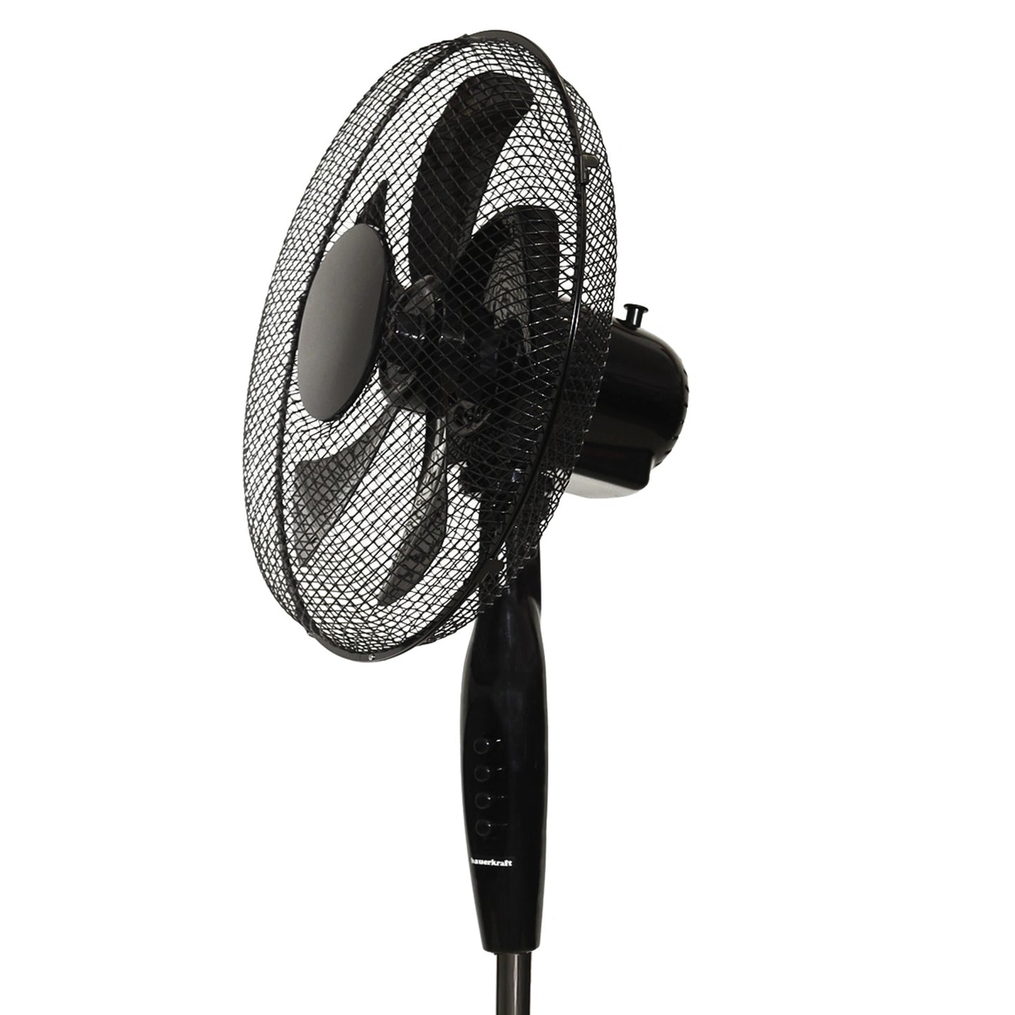 Standing Floor Fan 45W – 3 Modes, 5 Blades, Black