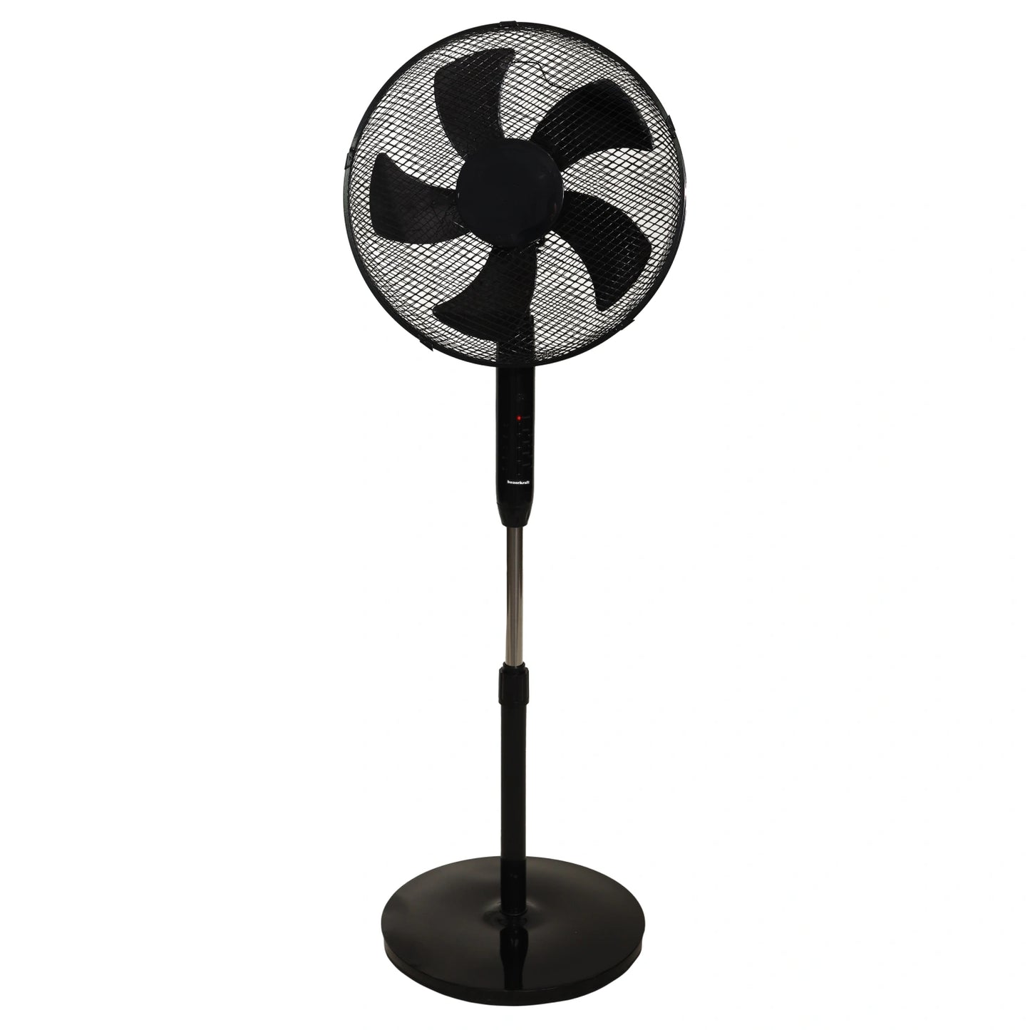 Standing Floor Fan 45W – 3 Modes, 5 Blades, Timer, Remote Control